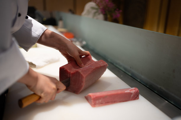 生金枪鱼切片图片下载