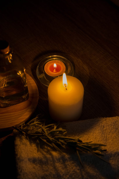 天然精油水疗美容。-库存照片，概念。图片下载