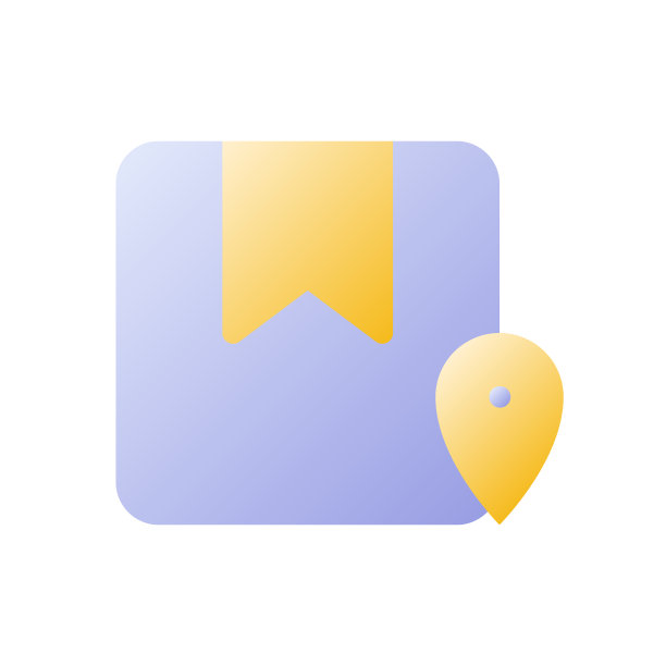 跟踪包裹平面渐变双色ui图标图片下载