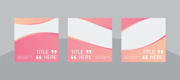 商务会议直播网络研讨会横幅邀请和社交媒体帖子模板图片下载