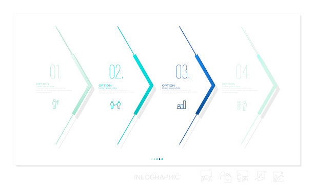 信息图设计矢量和营销图标可用于工作流布局，图表，年度报告，网页设计，图标集图片下载