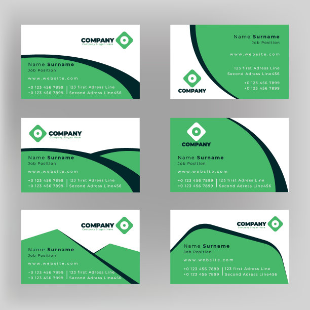 创意专业的名片设计图片下载