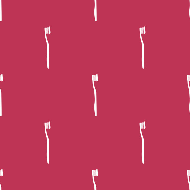 矢量无缝模式与牙刷。eps10时尚图片下载