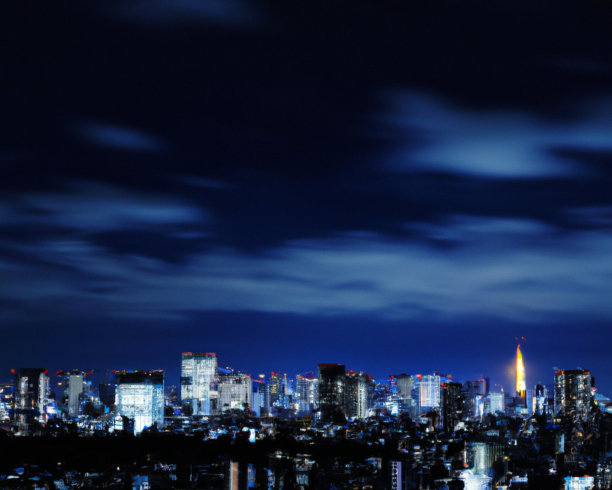 美丽的城市夜景图片下载