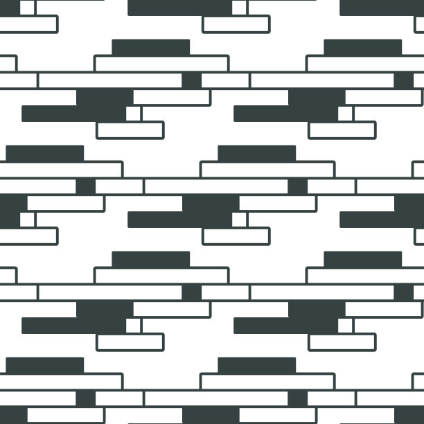 砖墙无缝花纹，暗白色背景插图图片下载