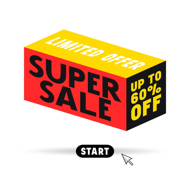 库存矢量超售标签图片下载