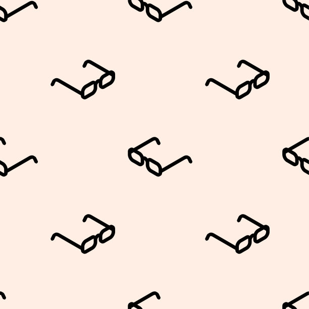 眼镜图案无缝。眼镜的背景。婴儿面料质感图片下载