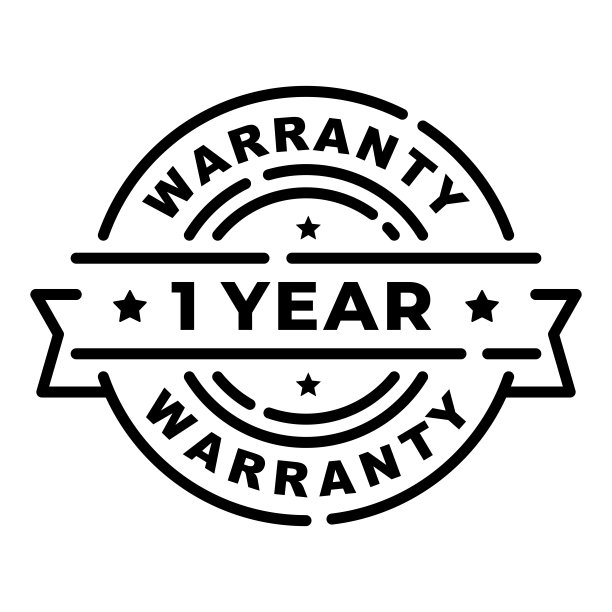 矢量保修期一年戳标签图片下载