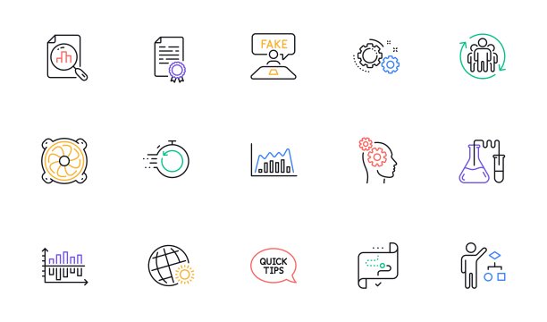 齿轮，快速入门指南和化学实验室线图标的网站，打印。为设计。向量图片下载