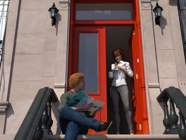 Brownstone:端咖啡，分享爱图片下载