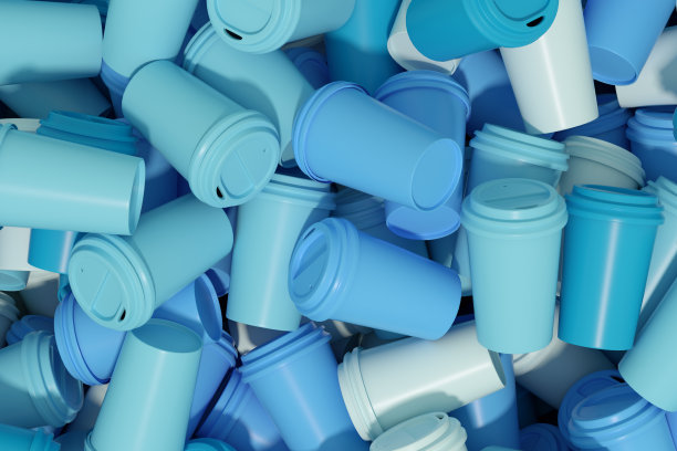 咖啡外卖纸杯叠背景图片下载