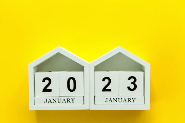 照片与木块和数字图片下载