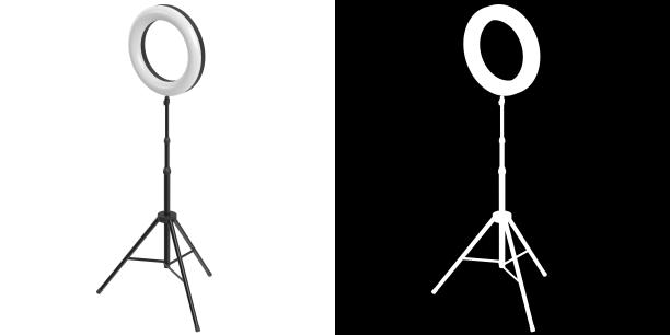 三脚架上的光环图片下载