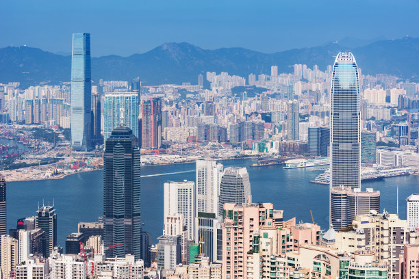 香港市中心的景色。图片下载