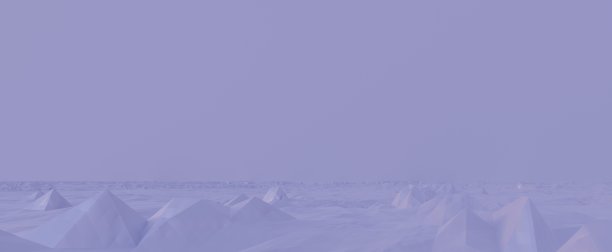 以山脉为背景的紫色多边形沙漠图片下载