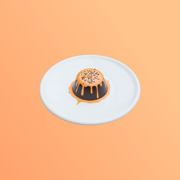 3D甜点插画适合任何类型的企业图片下载