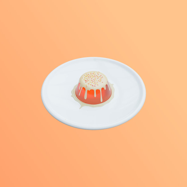 3D甜点插画适合任何类型的企业图片下载