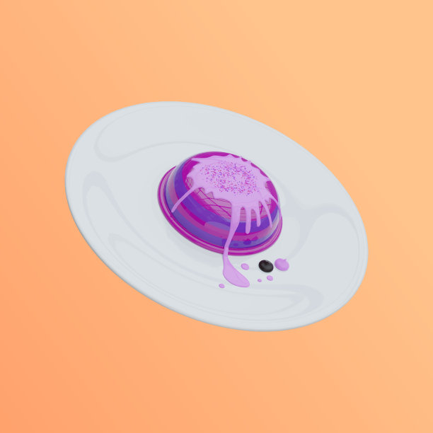 3D甜点插画适合任何类型的企业图片下载