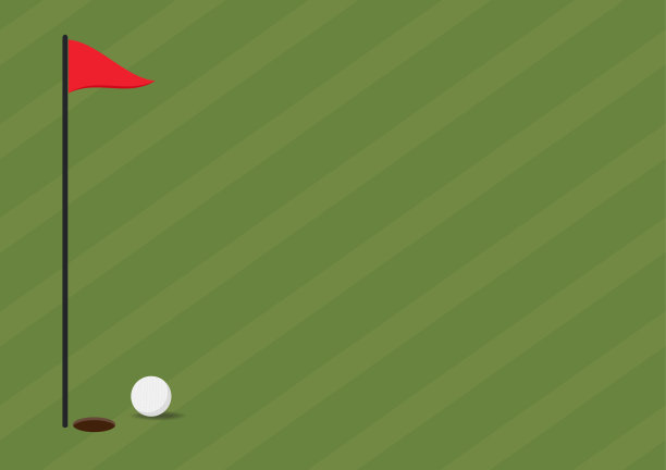 高尔夫海报设计。高尔夫球向量。背景。文本的空闲空间。副本的空间。图片下载