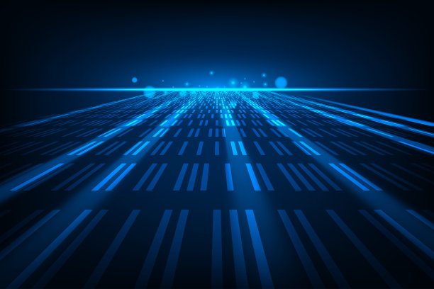 矢量未来数字地板高科技技术透视背景。图片下载