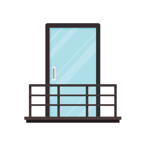 阳台上的向量。文本的空闲空间。墙纸。背景。图片下载