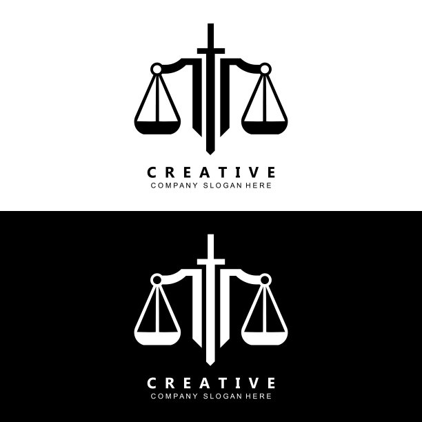 法律尺度正义矢量，设计典当行品牌，法律，律师，金融机构图片下载