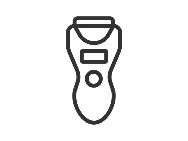 家庭epilator图标的说明。图片下载