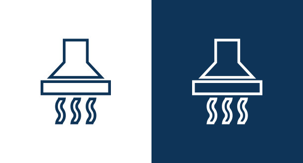 厨房提取器图标说明孤立矢量符号符号图片下载