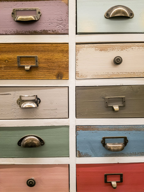 多色的抽屉图片下载