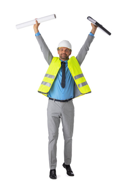 工程师拿着白色的蓝图图片下载