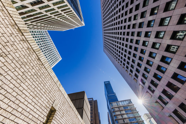 东京的建筑有着美丽的晨光图片下载