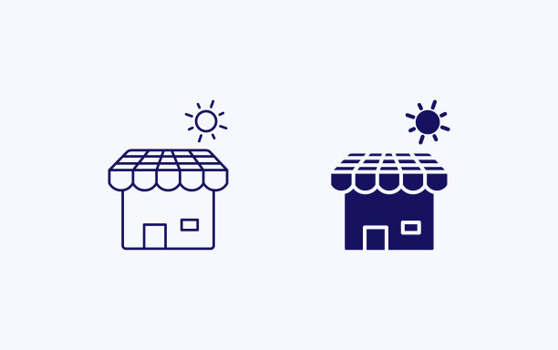 家，建筑插图图标图片下载