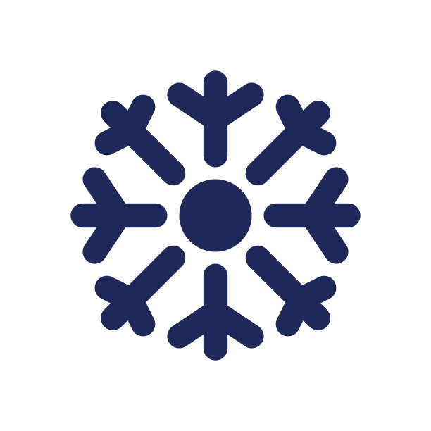 空调黑色字形ui图标图片下载