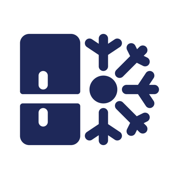 冰箱黑色字形ui图标图片下载