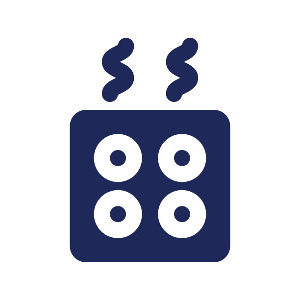 厨房炉子黑色字形ui图标图片下载