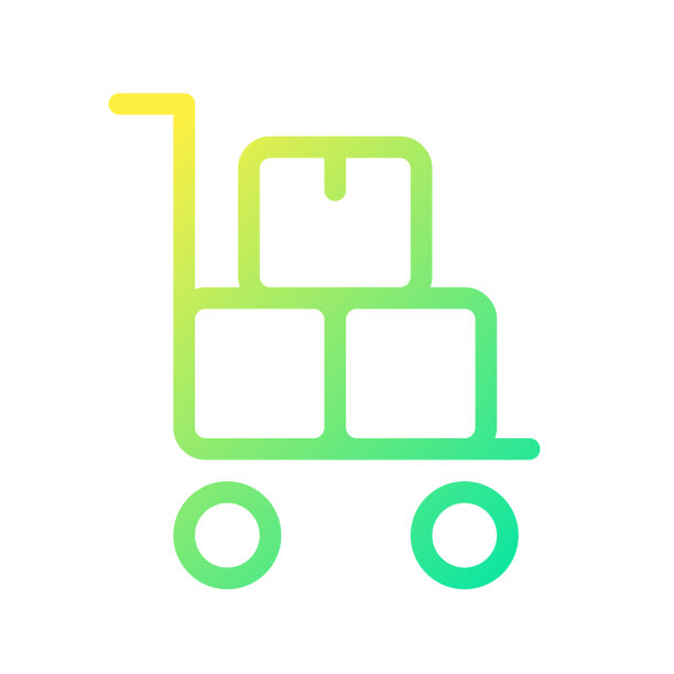 托盘卡车包裹像素完美梯度线性ui图标图片下载