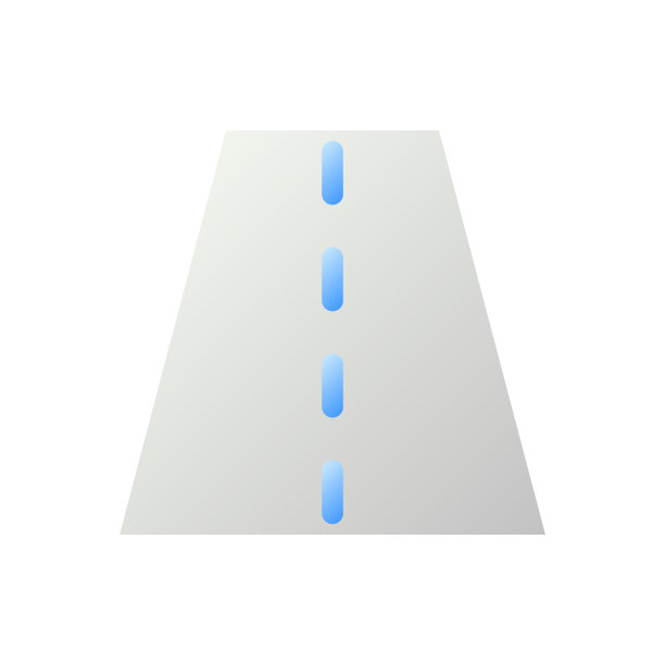 路面平整渐变双色ui图标图片下载