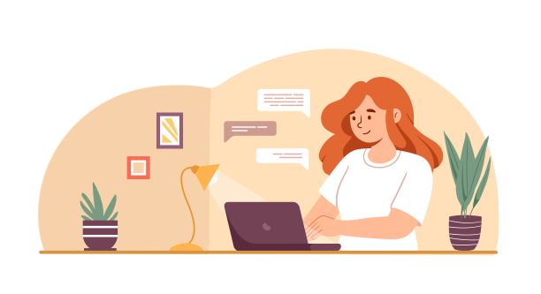 人们使用在线应用程序图片下载