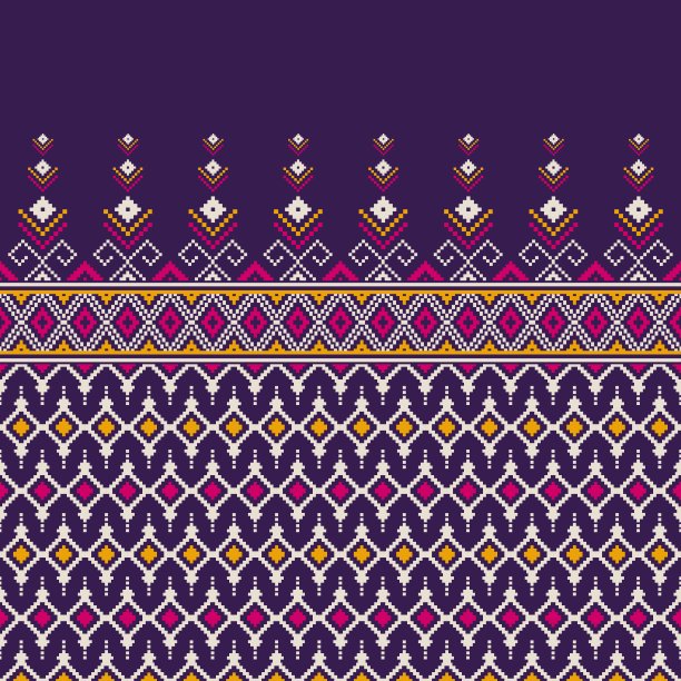 民族边界色彩斑斓的图案。图片下载