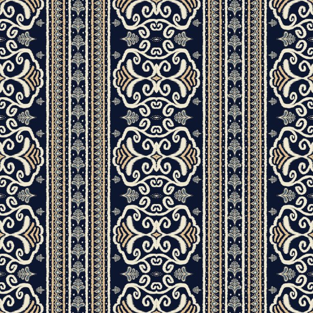 民族条纹伊卡特图案。图片下载