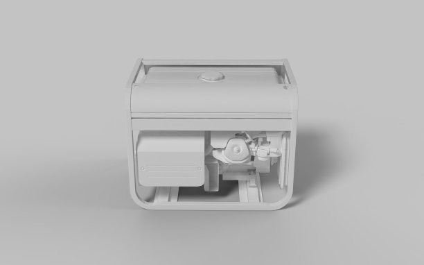 柴油发电机3d插图图片下载
