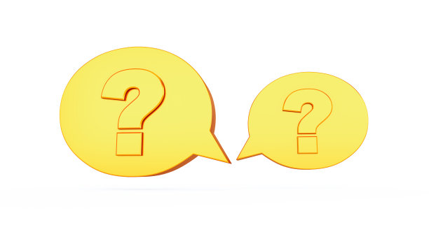 金色泡泡聊天图标问号，语音泡泡带问号图标。图片下载