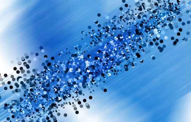 蓝色模糊渐变背景模板图片下载