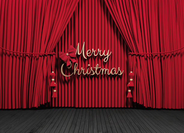 领结和圣诞快乐短信图片下载