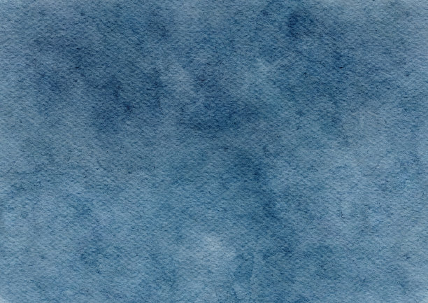 蓝色水彩污渍和飞溅垃圾背景纹理。纸纹理的设计模板邀请卡图片下载