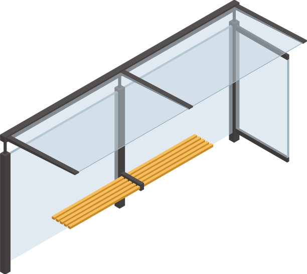 等距巴士站图片下载