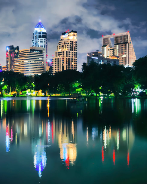 曼谷夜景图片下载