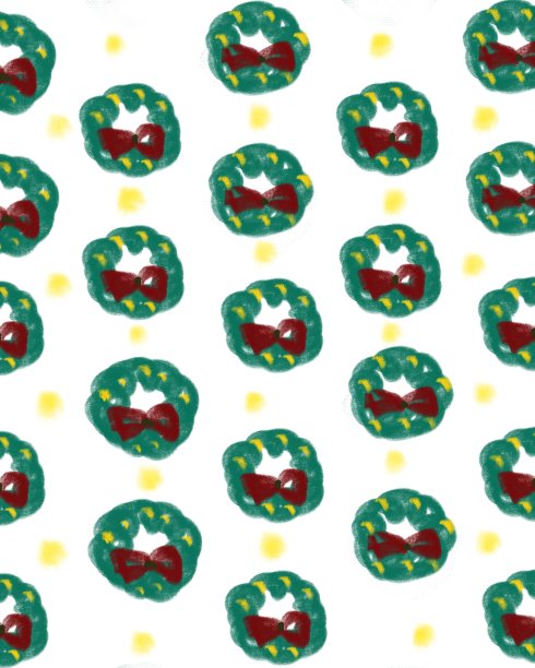 新年图案在节日的冬季风格图片下载