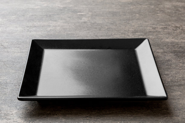 透视视图的空方形板水泥背景。为你的设计留出空间图片下载