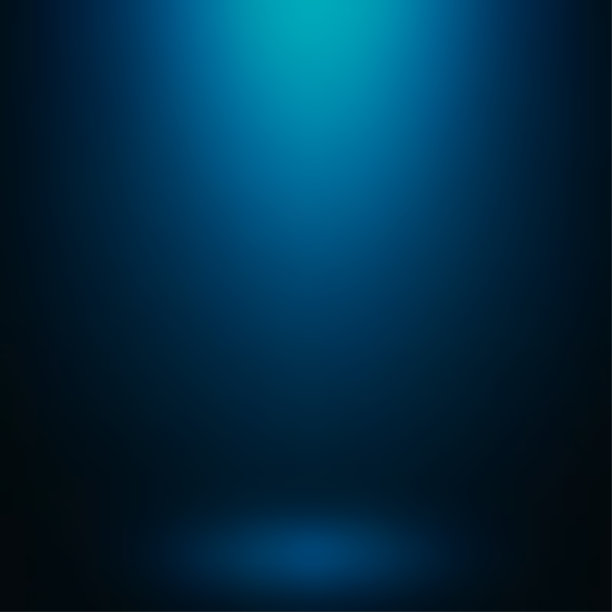 空蓝色工作室房间背景，可用于背景和产品展示图片下载